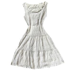 Lace drop waist dress